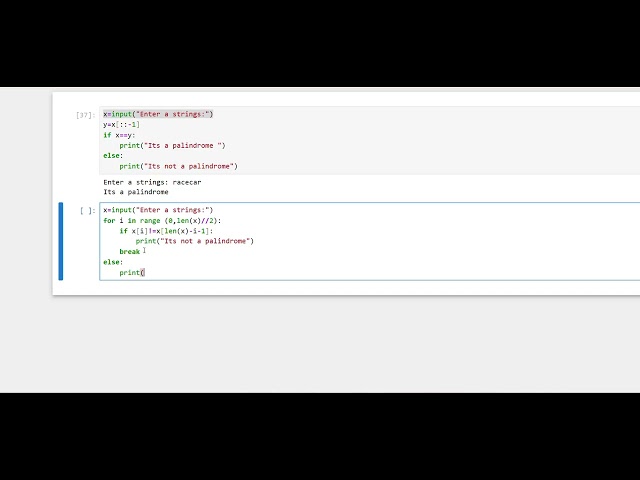 Another  Method to Check Palindrome in Python