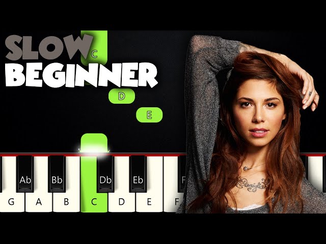 A Thousand Years - Christina Perri | SLOW BEGINNER PIANO TUTORIAL + SHEET MUSIC by Betacustic