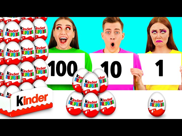 100 Layers of Food Challenge | Prank Wars by PaRaRa Challenge