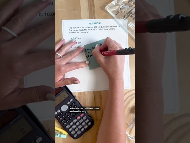 Calculating Infusions💦➗ 🔢