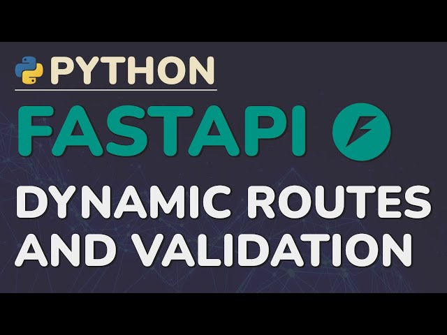 Python FastAPI Tutorial (Part 3): Path Parameters - Validation and Error Handling