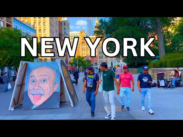 4K | NYC Walking Tour - NoHo & Union Square Park
