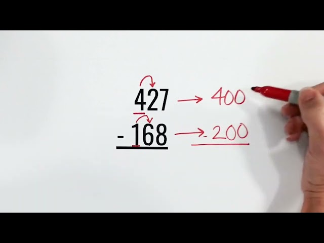 Subtraction: Estimating Differences Grade 3 - United 4 Math