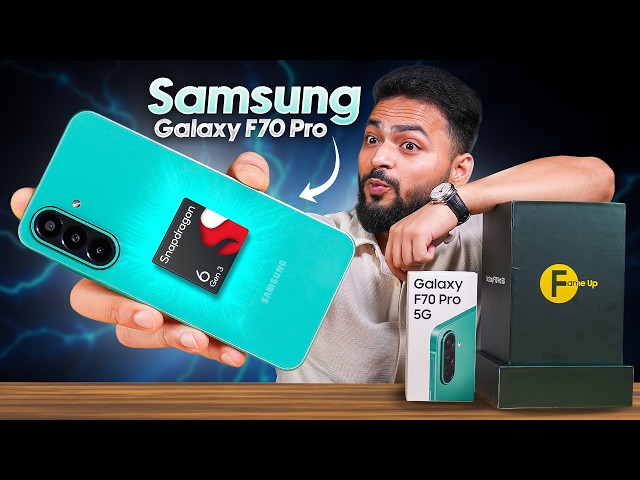 Samsung Galaxy F70 Pro 5G Review ⚡️ | 50MP + 6000mAh 🔋 | Best Smartphone under ₹25000 ? 🤯