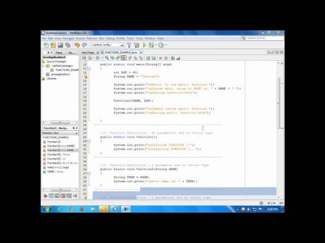 Java Functions: Arguments, parameters and return values