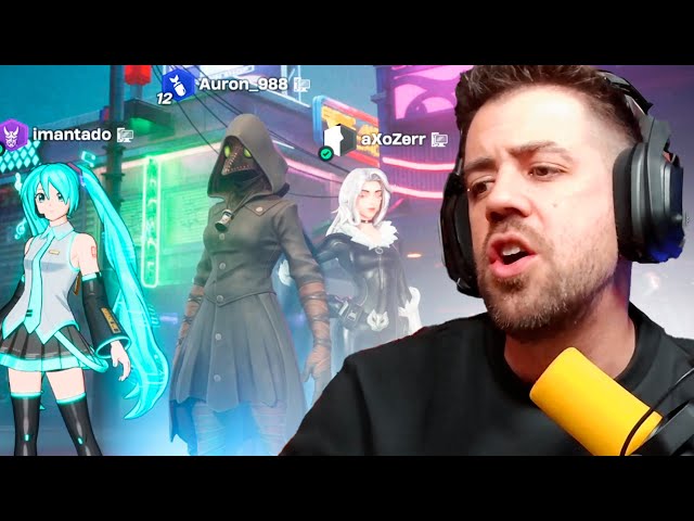 Auron juega Fortnite con Payasos 🤡