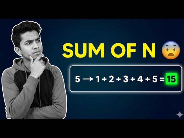 Day 37 | Sum of First N Natural Numbers – Simple Interview Logic #coding #interview #programming