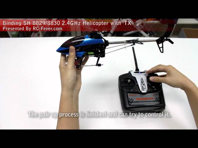 How to pair up the SH-8829 @ RC-Fever.com