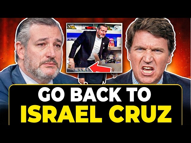 Ted Cruz ALMOST Walks Out After Tucker Carlson HUMILIATES Him on Israel