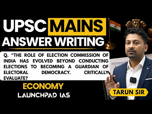 UPSC Mains Answer Writing Practice | Economy | Tarun Sir | Best UPSC Coaching