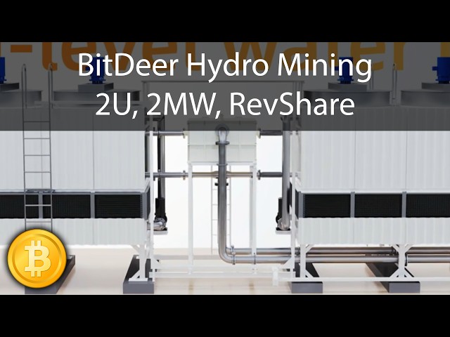 BitDeer Hydro Mining, 2U, 2MW, RevShare