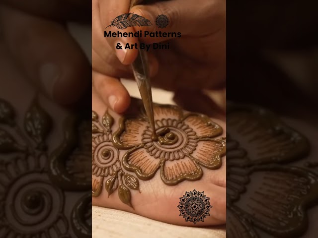 Elegant Bridal Foot Henna Design Tutorial 🌿✨ #shortsMehendi Patterns & Art By Dini #henna