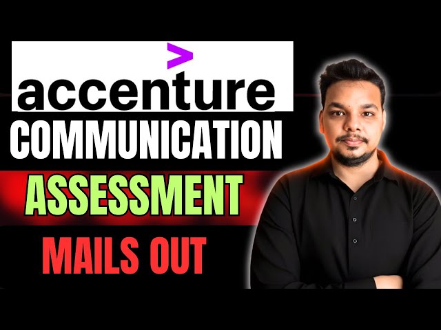 Accenture Communication Assessment Mails | Accenture Communication Round | Accenture Hiring 2025