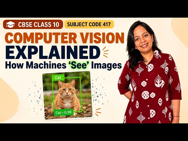 Computer Vision Explained: How Machines 'See' Images (Part 1 of Unit 5) | Class 10