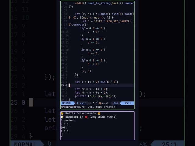 brokenswords - Daily Kattis #coding #codeprep #programming #codingchallenge