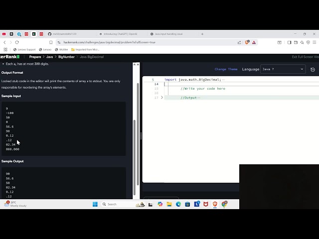 HAckerrank java