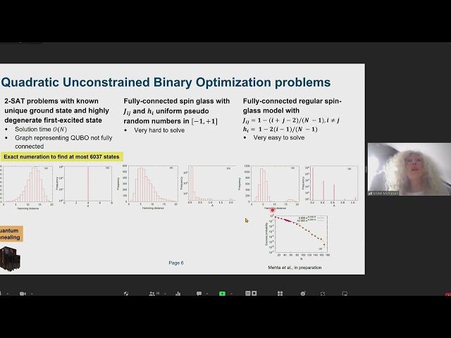 Quantum annealing for optimization and classification