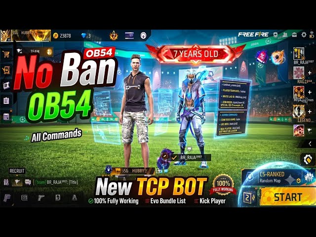NEW LETEST OB53 NO BAN 🚫 TCP BOT | TCP BOT NO BAN ✅💯 | FULLY 100% WORKING TRICK #freefire #tcpbot 