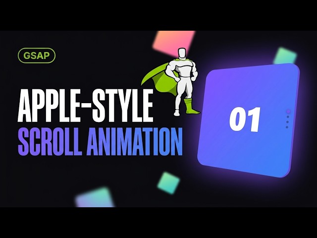 Build a Pinned Storytelling Section Apple Product Page Effect – GSAP Tutorial