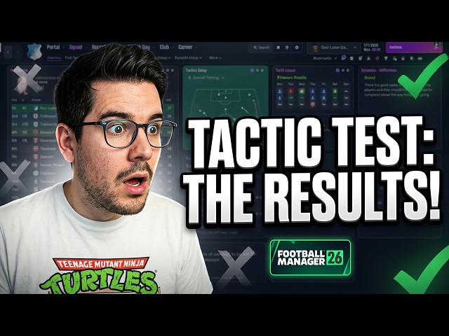 Do Strikerless Tactics Work in FM26 on the New Match Engine? 14 Tactic Test!