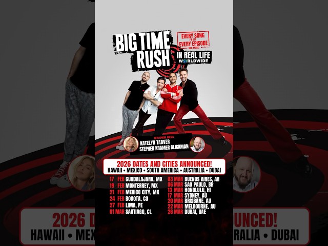 Time to take this tour World-Wider! #btr #shorts #bigtimerush #worldtour