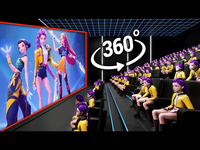 KPop Demon Hunters 360° - Cinema Hall | 4K VR 360 Video