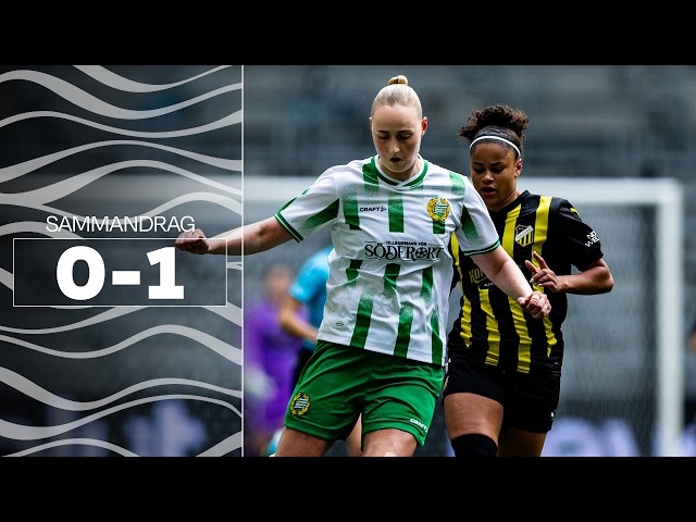 SAMMANDRAG | Hammarby 0-1 Häcken | UWEC 2025/2026