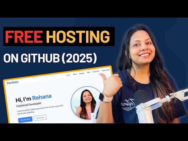 Host Your Website on GitHub for Free | Step-by-Step Guide