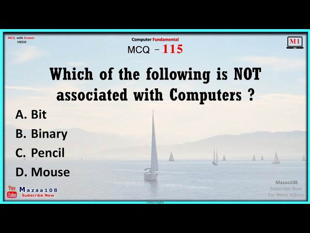 Which of the following is NOT associated with Computers , CF MCQ 115 For UPSC GPSC And More EXAMS