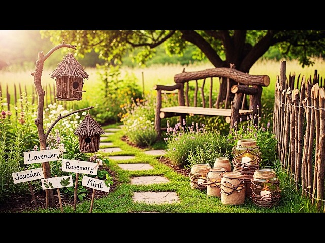 🪵 13 Rustic Garden Hacks | Upcycle Twigs & Branches Into Stunning Decor!