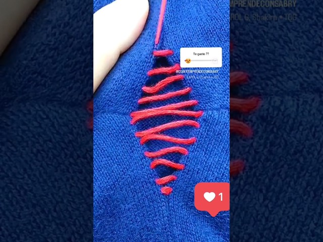 asi puedes arreglar buzo jean rotura super rapido #corteyconfeccion #costura #sewing #sew
