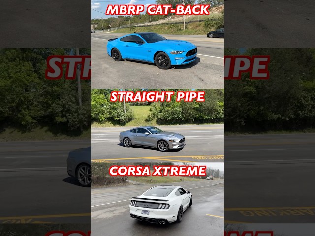 Ford Mustang GT: MBRP vs Straight Pipe vs Corsa Xtreme Exhaust!