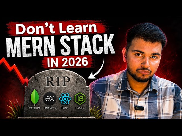 No Jobs After MERN Stack?The Reality of Web Development in 2026| MERN Stack Roadmap & Reality #mern 