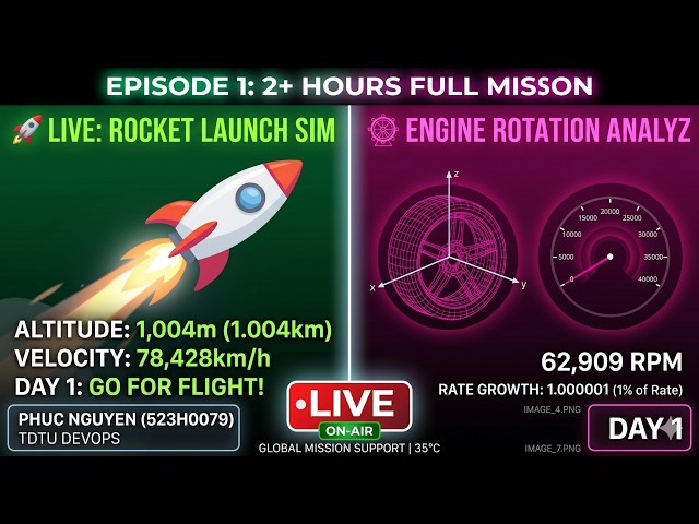 LIVE: Rocket Launching Simulation & Wheel Spin Simulation 🚀🎡