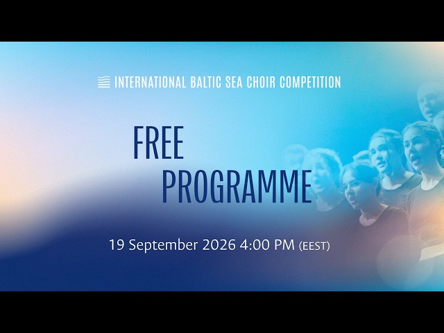 IBSCC2026 Free Concert | Dzintaru koncertzāle