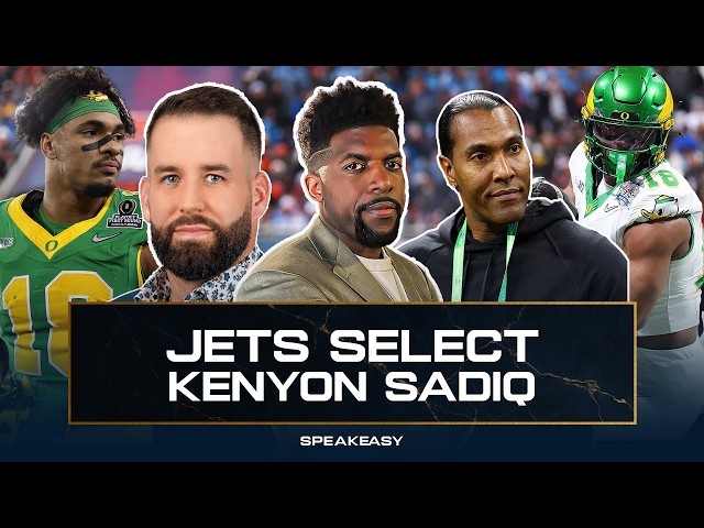 ¡Los Jets ganaron a lo grande con la selección de Kenyon Sadiq! | The Speakeasy reacciona
