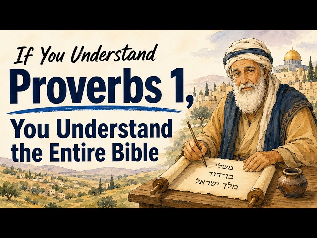 If You Understand Proverbs 1, You Understand the Entire Bible