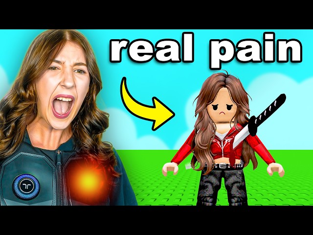 Fooling My Sister With REAL LIFE PAIN in Roblox