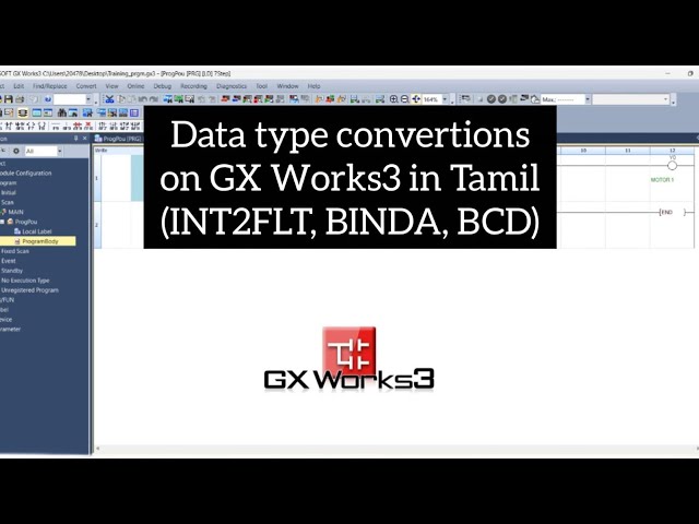 Data Type Conversions in Tamil | GX Works3