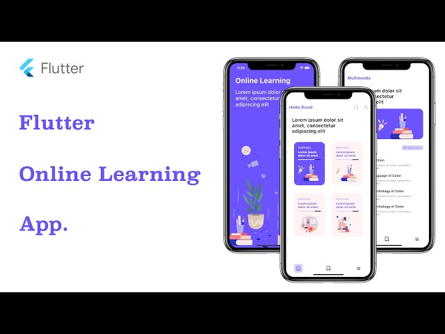 Flutter UI - Online Learning - SpeedCode