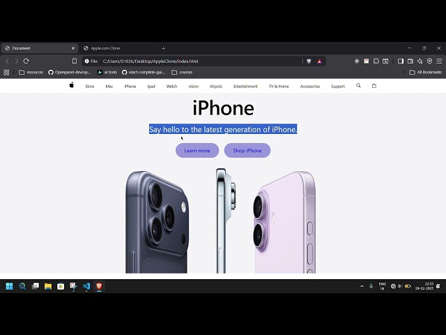 How to Clone Apple's Website (Step-by-Step Tutorial)
