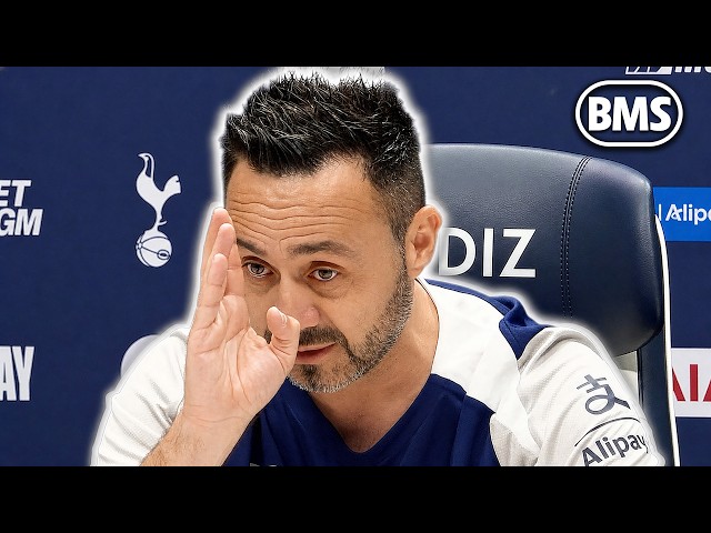 DE ZERBI: “I CAN’T CHANGE MYSELF FOR ANYONE!” 😤 Aston Villa v Tottenham | EMBARGO