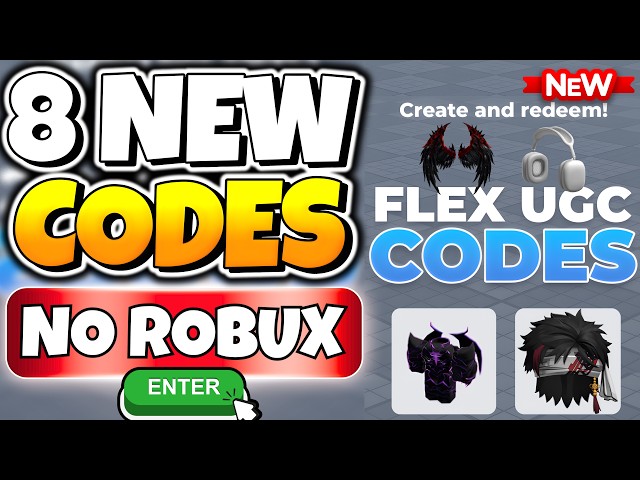 *NEW* ALL WORKING CODES FOR FLEX UGC CODES ROBLOX  IN MAY 2026 | ROBLOX FLEX UGC CODES CODES