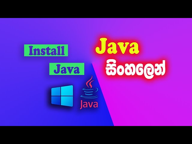 install java sinhala