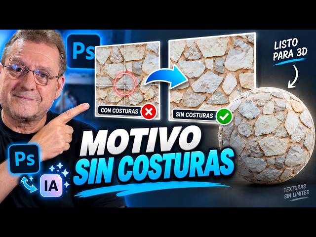 🤯 El TRUCO de IA en Photoshop para crear MOTIVOS PERFECTOS