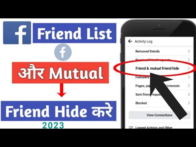 How to Hide Facebook Mutual Friends | facebook mutual friends hide | facebook friends list hide|2024