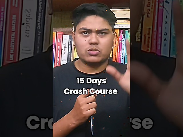 Best Crash Course | JEE 2025 | #jee2025