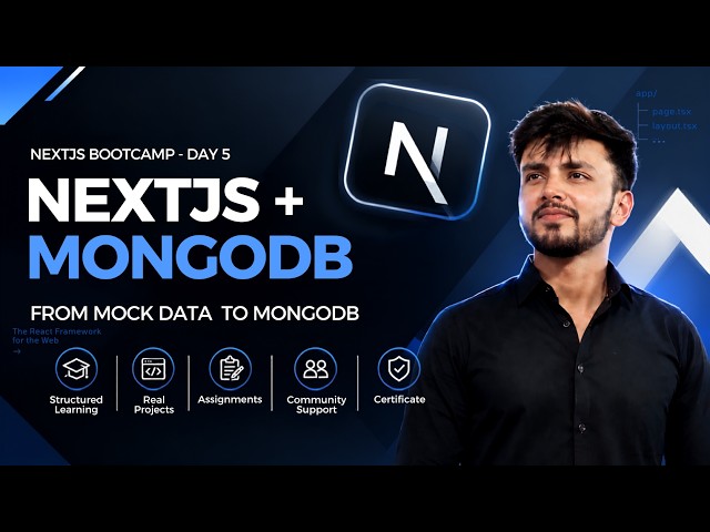 Next.js + MongoDB Tutorial for Beginners | Mongoose, Schema, Models & CRUD