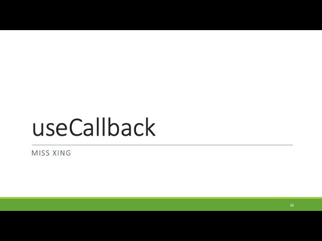 11. React 18 with TypeScript - useCallback Hook