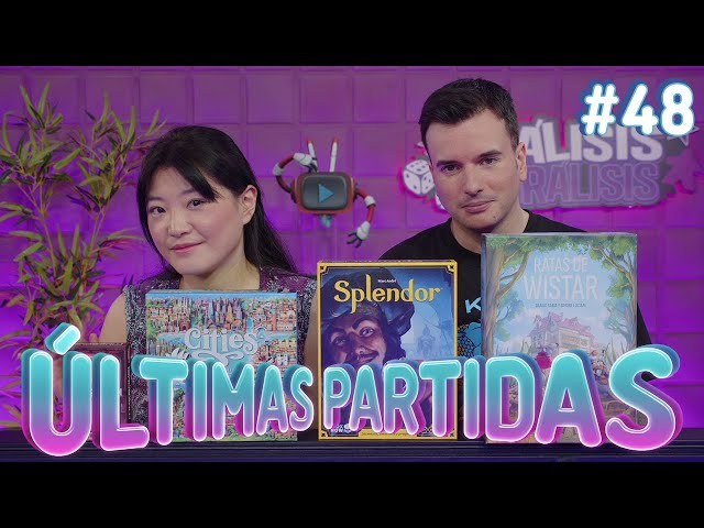 Últimas Partidas #48  - Ratas de Wistar, Cities, Timebomb Deluxe, Splendor